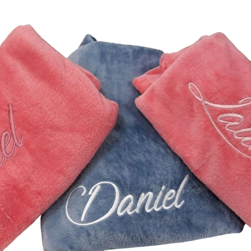 Ejemplo de toallas bordadas personalizadas